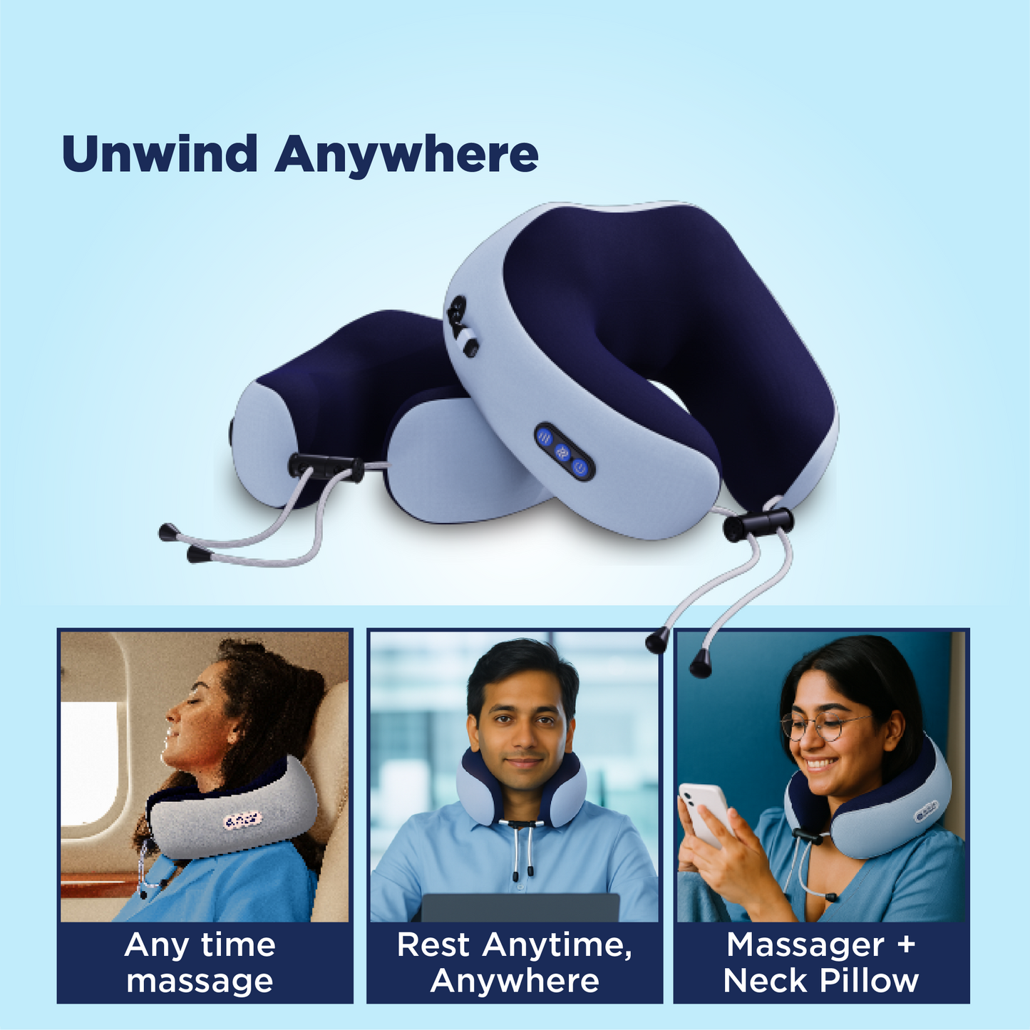 Smart Neck Massager Pillow