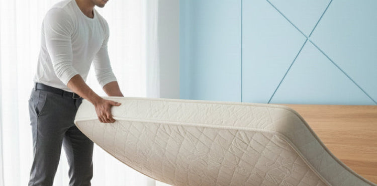 Data center with blue lighting showing people working with technology