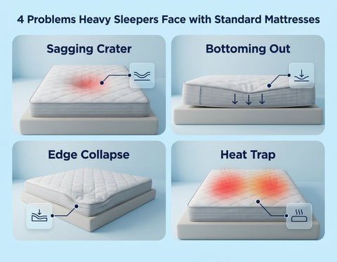 Best Mattress for Heavy People | The Sleep Company
