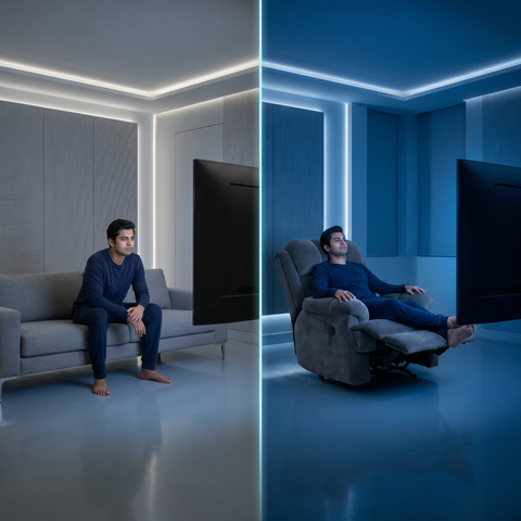 Sofa vs Recliner - What Works Best for Home Theatre Room