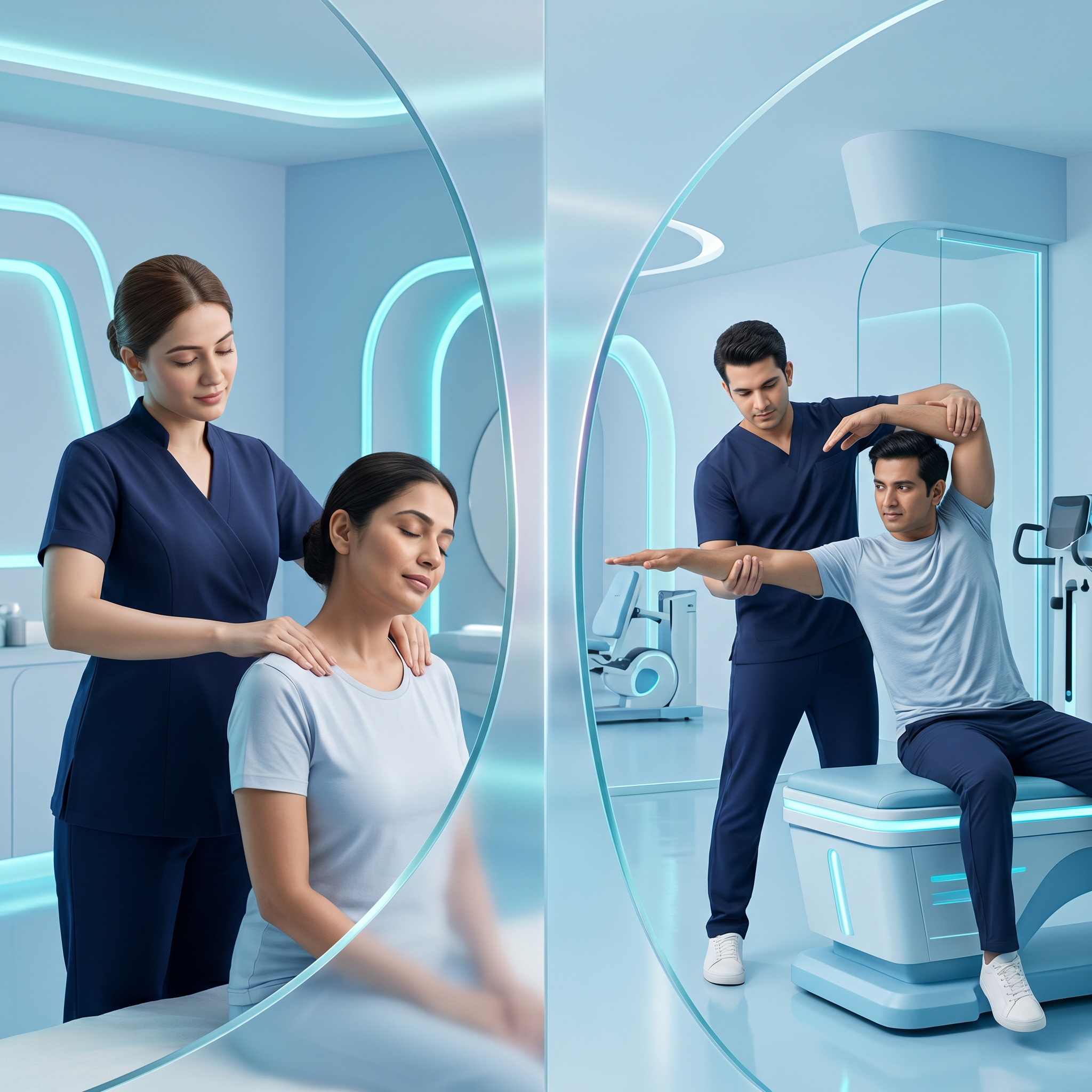 Aerial view of a beach with turquoise waters