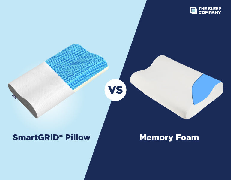 SmartGRID Pillow vs Memory Foam: Which One Solves Neck Pain Faster