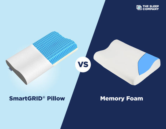 SmartGRID Pillow vs Memory Foam: Which One Solves Neck Pain Faster