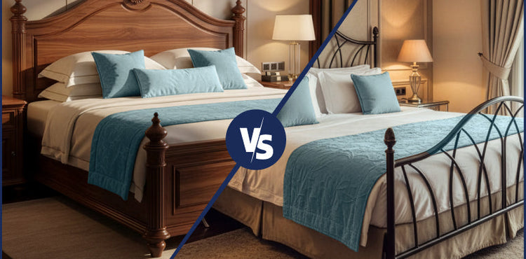 Data center with blue lighting showing people working with technology