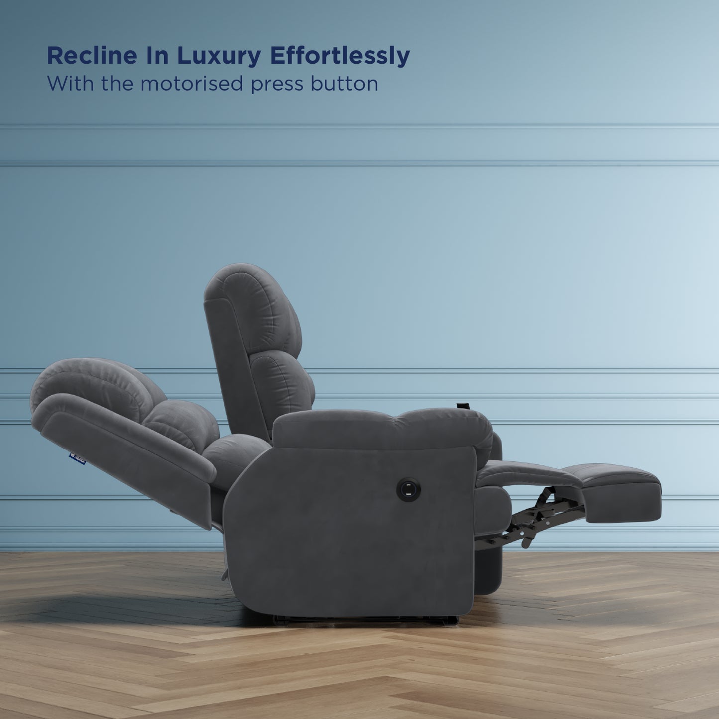 Luxe Motorised Recliner Sofa (2-seater)