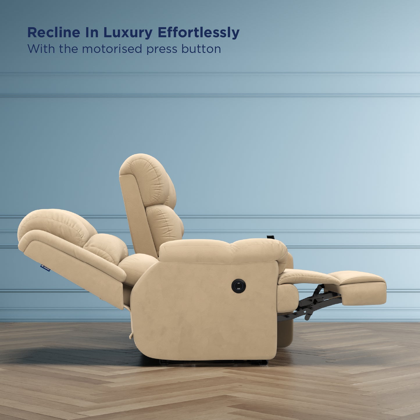 Luxe Motorised Recliner Sofa (2-seater)