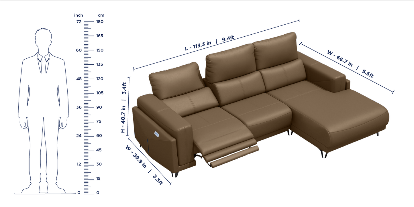 Emperia Recliner Sofa