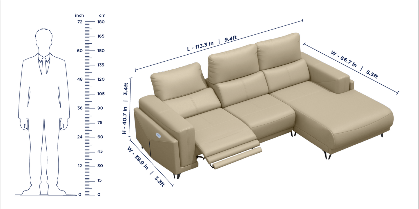 Emperia Recliner Sofa