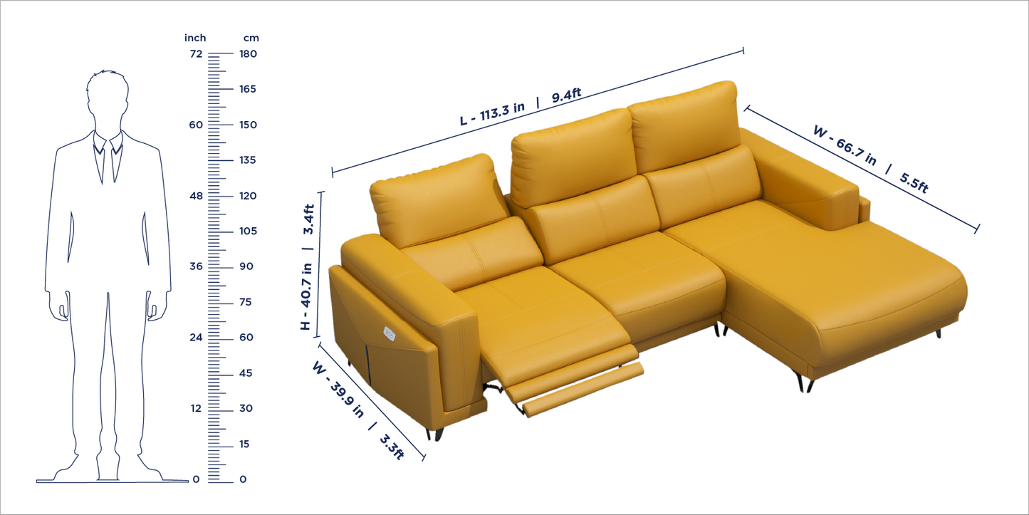 Emperia Recliner Sofa