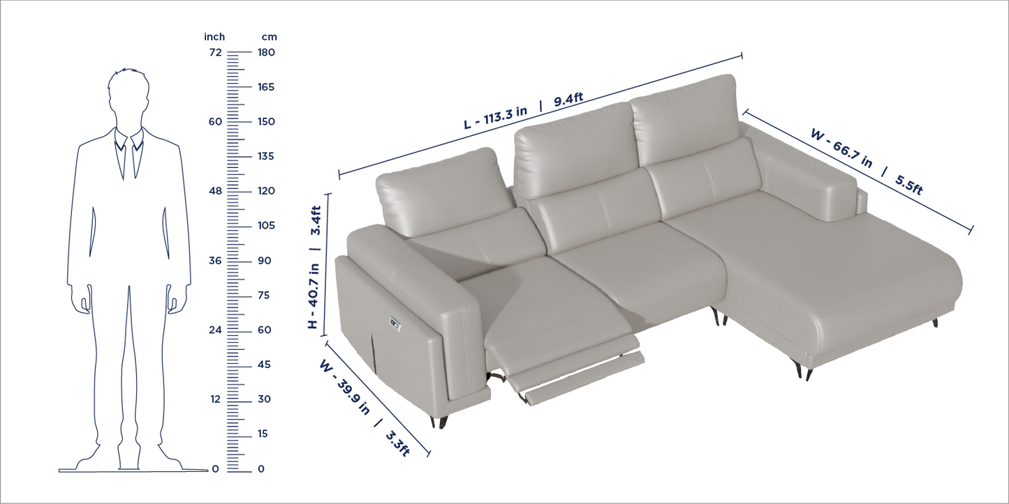 Emperia Recliner Sofa