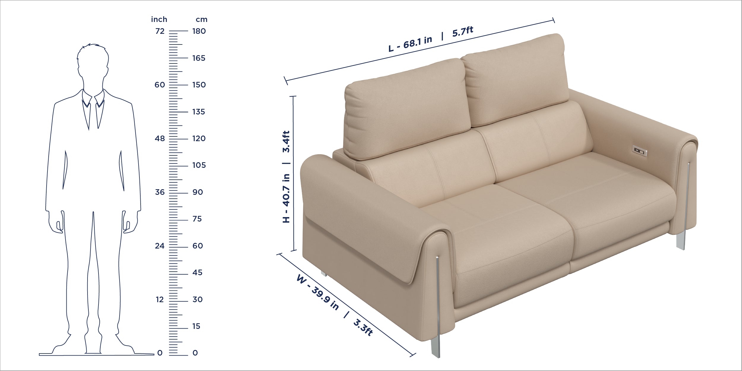 Valencia Recliner Sofa