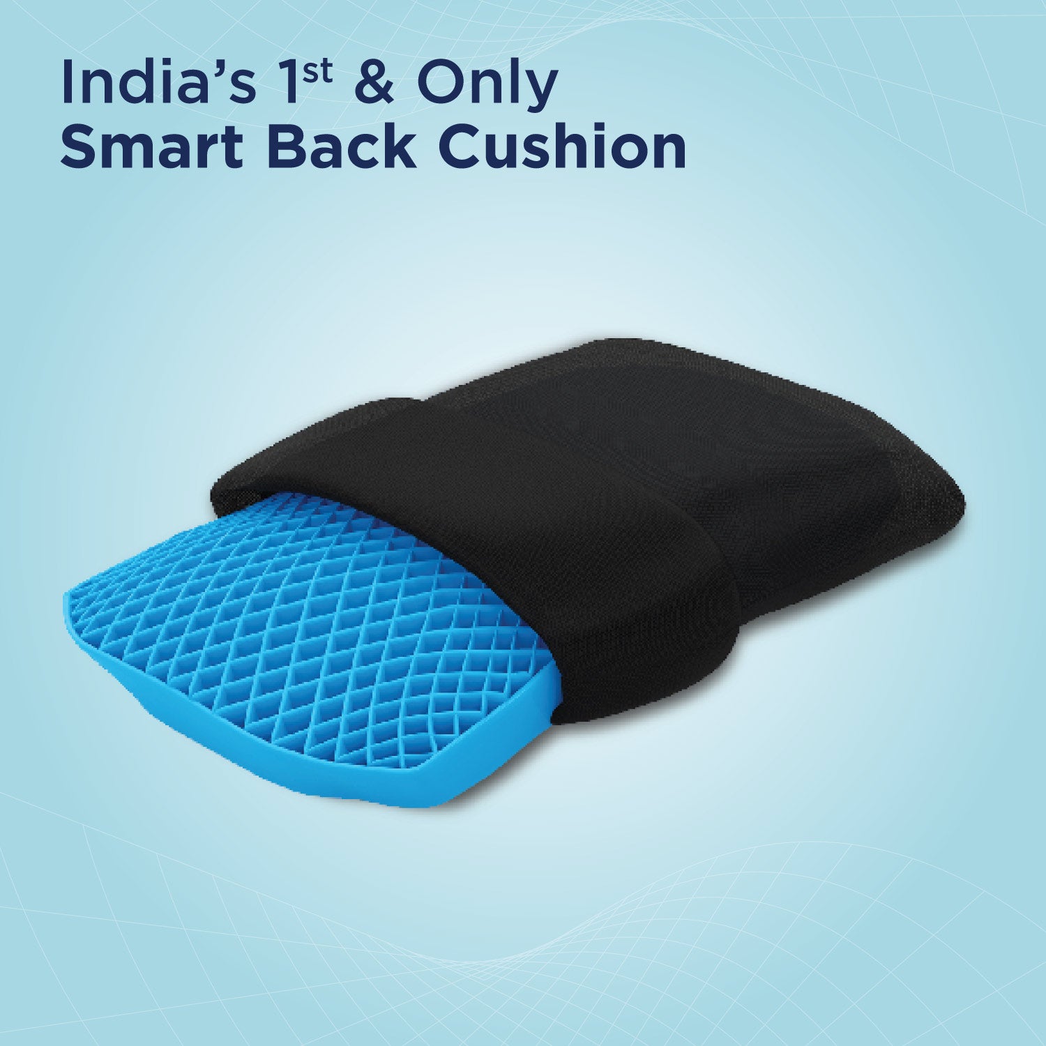 Cushion for outlet back pain relief