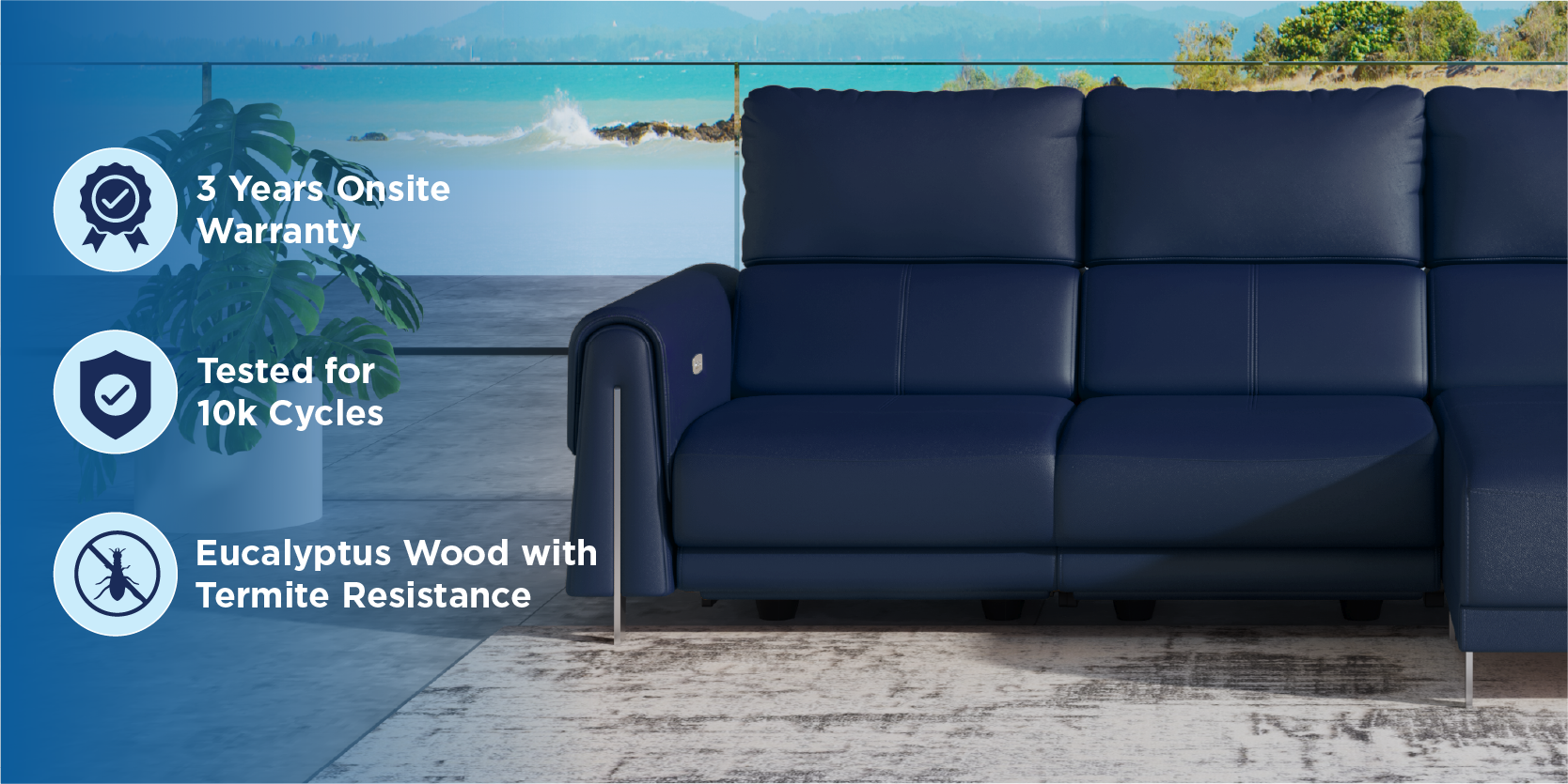 Valencia Recliner Sofa