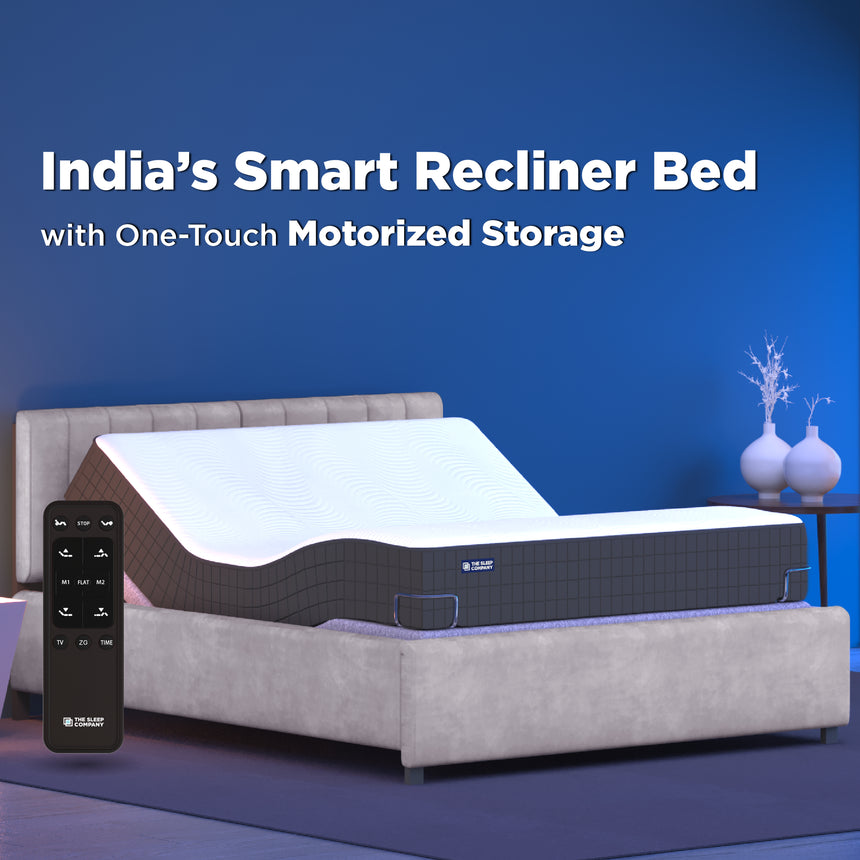 Elev8 Smart Recliner Storage Bed with Italia Frame