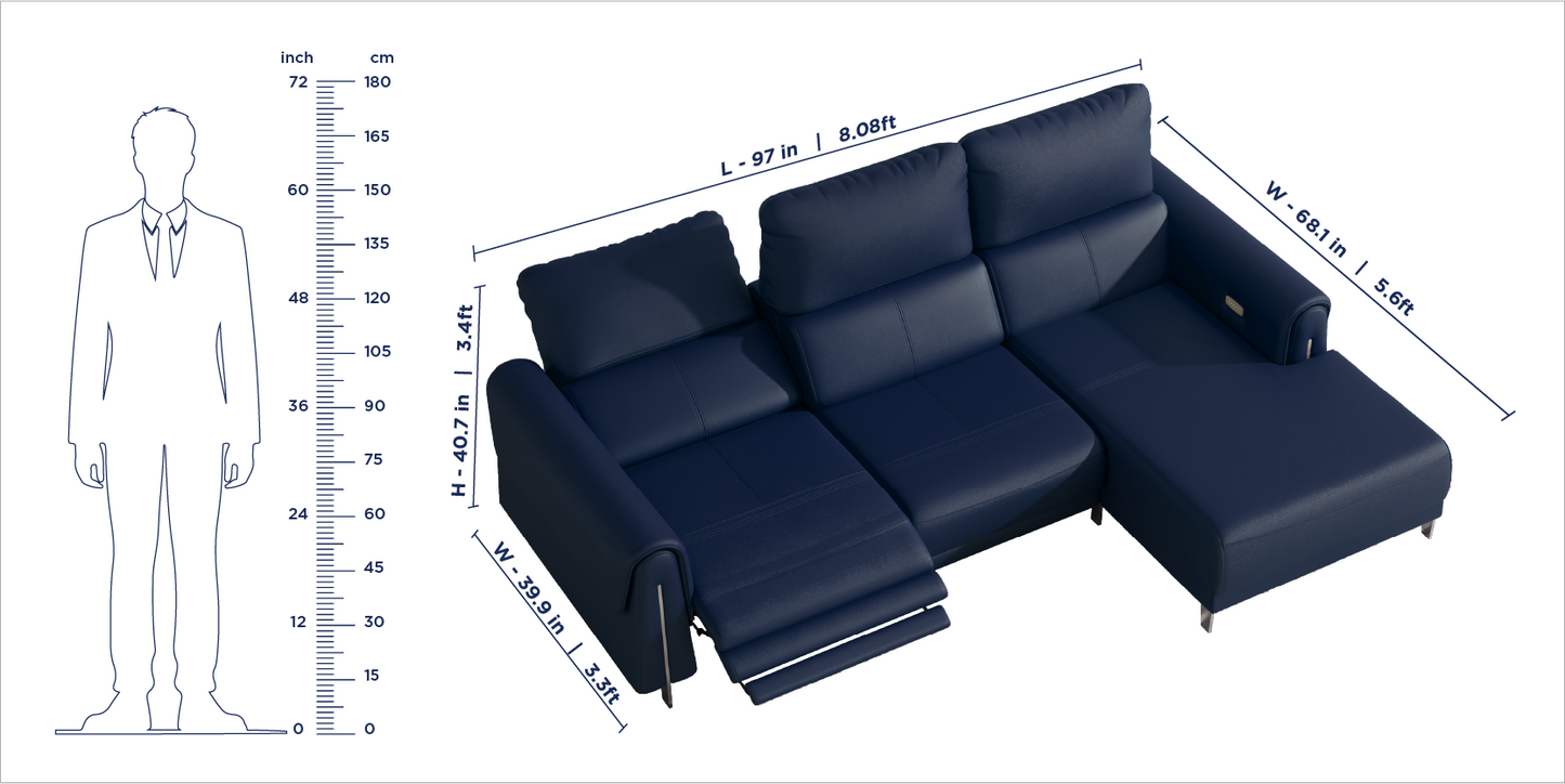 Valencia Recliner Sofa