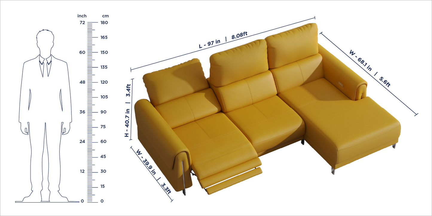 Valencia Recliner Sofa
