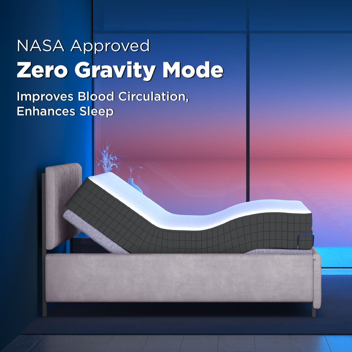 Elev8 Smart Recliner Storage Bed with Italia Frame