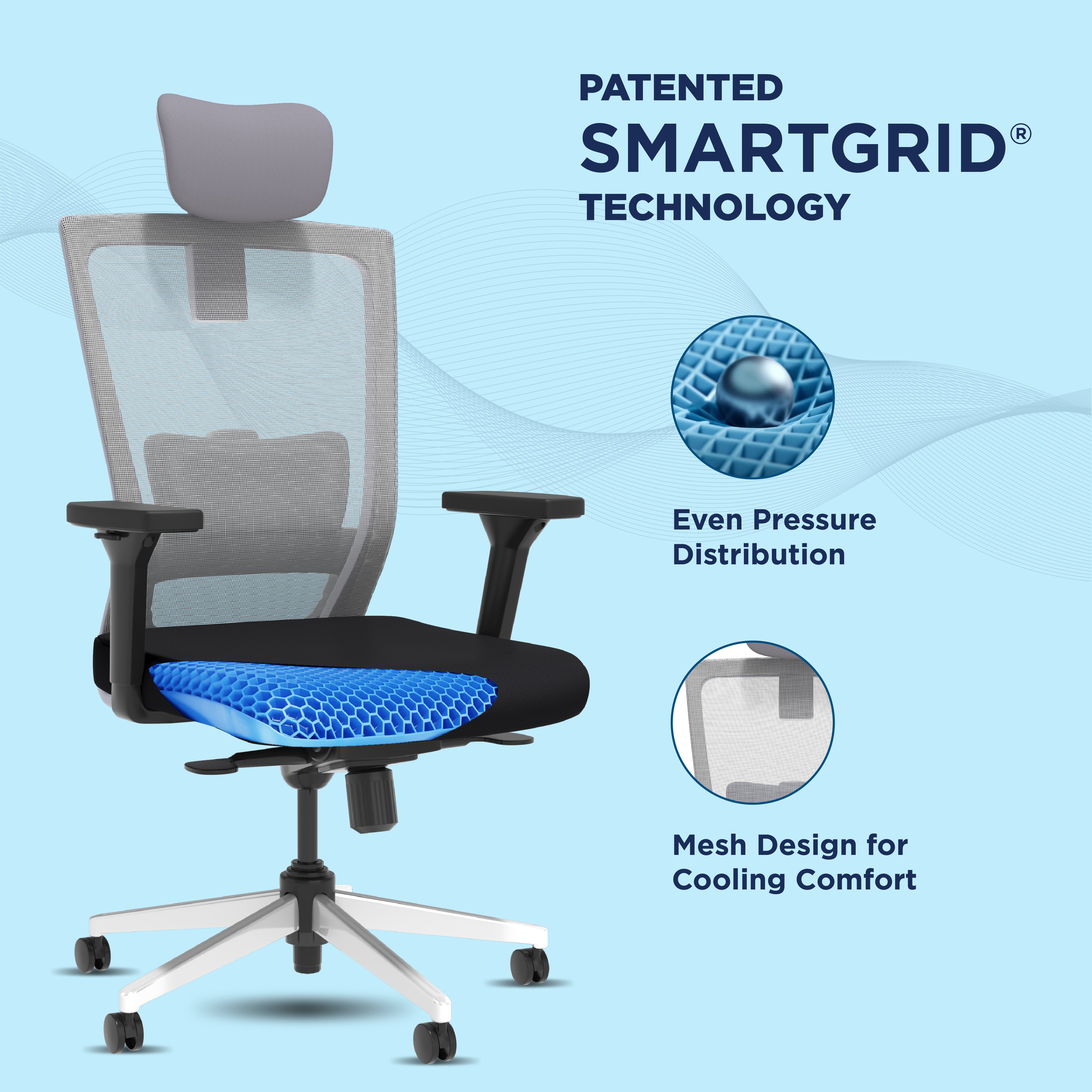 Buy Ergosmart Pro Office Chair Online Get Upto 55 Off The Sleep Company