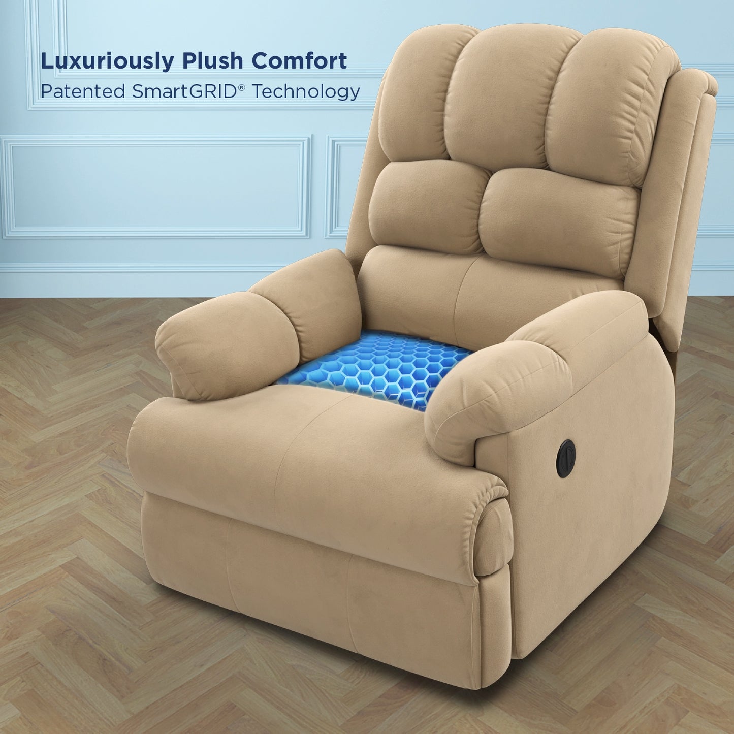 The Sleep Company Luxe Motorised Recliner Sofa