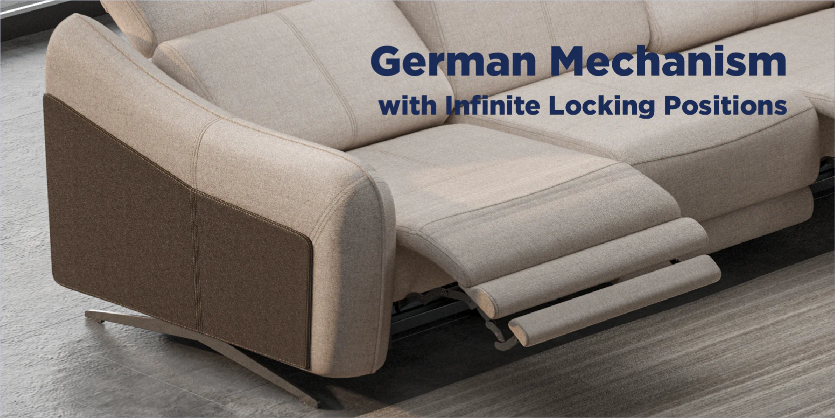 Emilio Recliner Sofa - Main Image