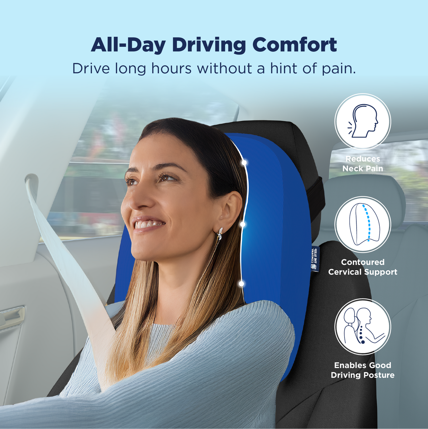 MI Ortho Car Neck Rest Cushion