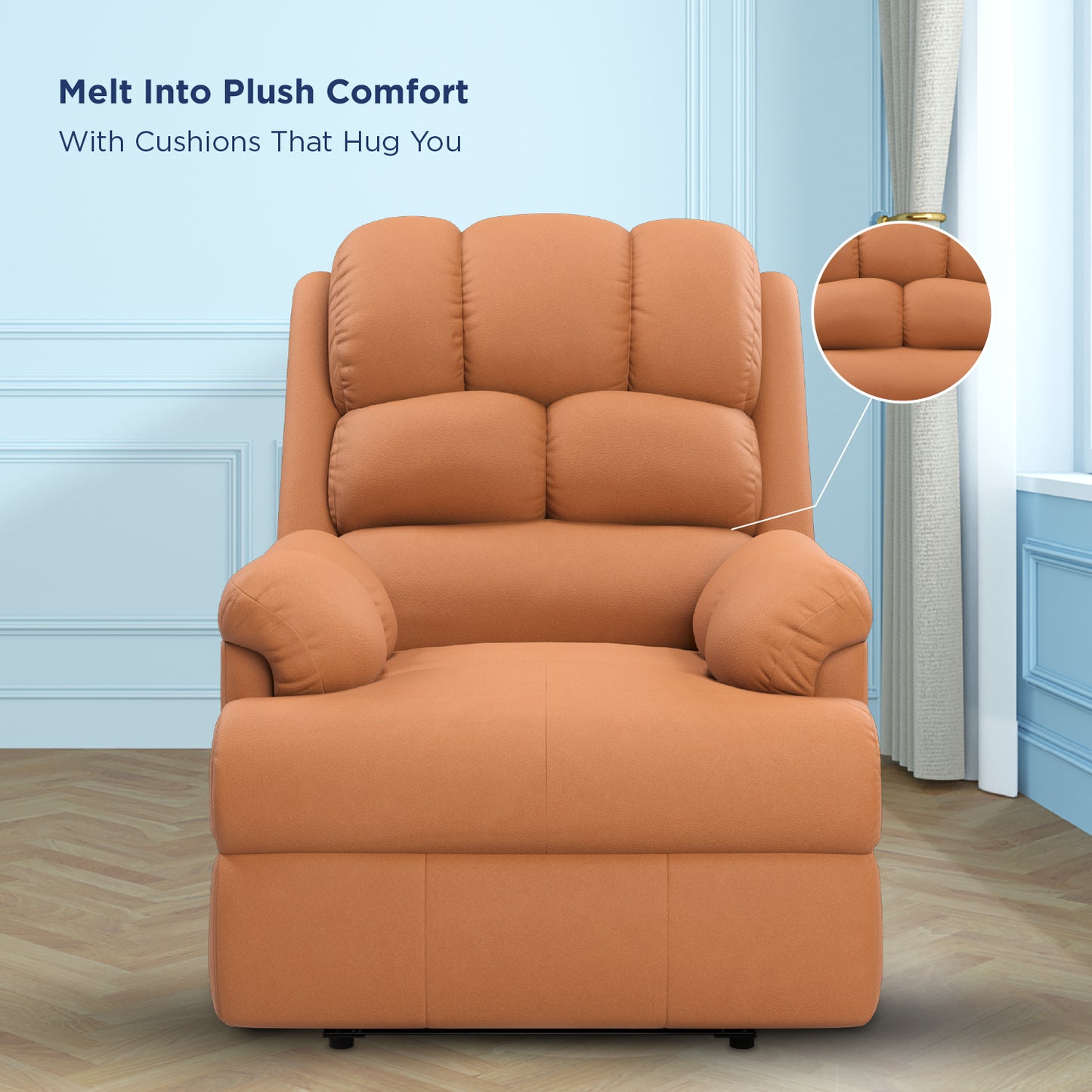 The Sleep Company Luxe Motorised Recliner Sofa