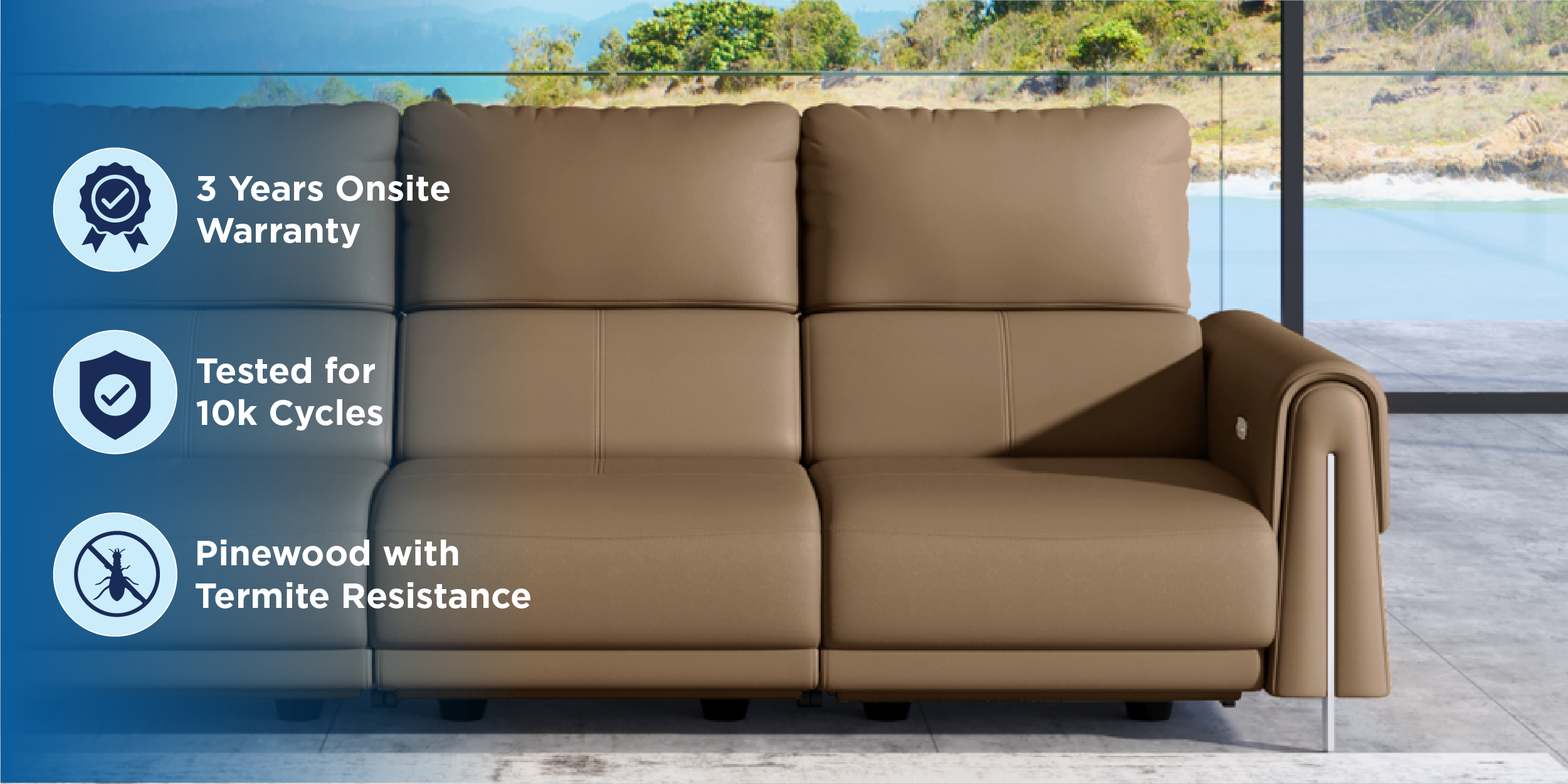 Valencia Recliner Sofa