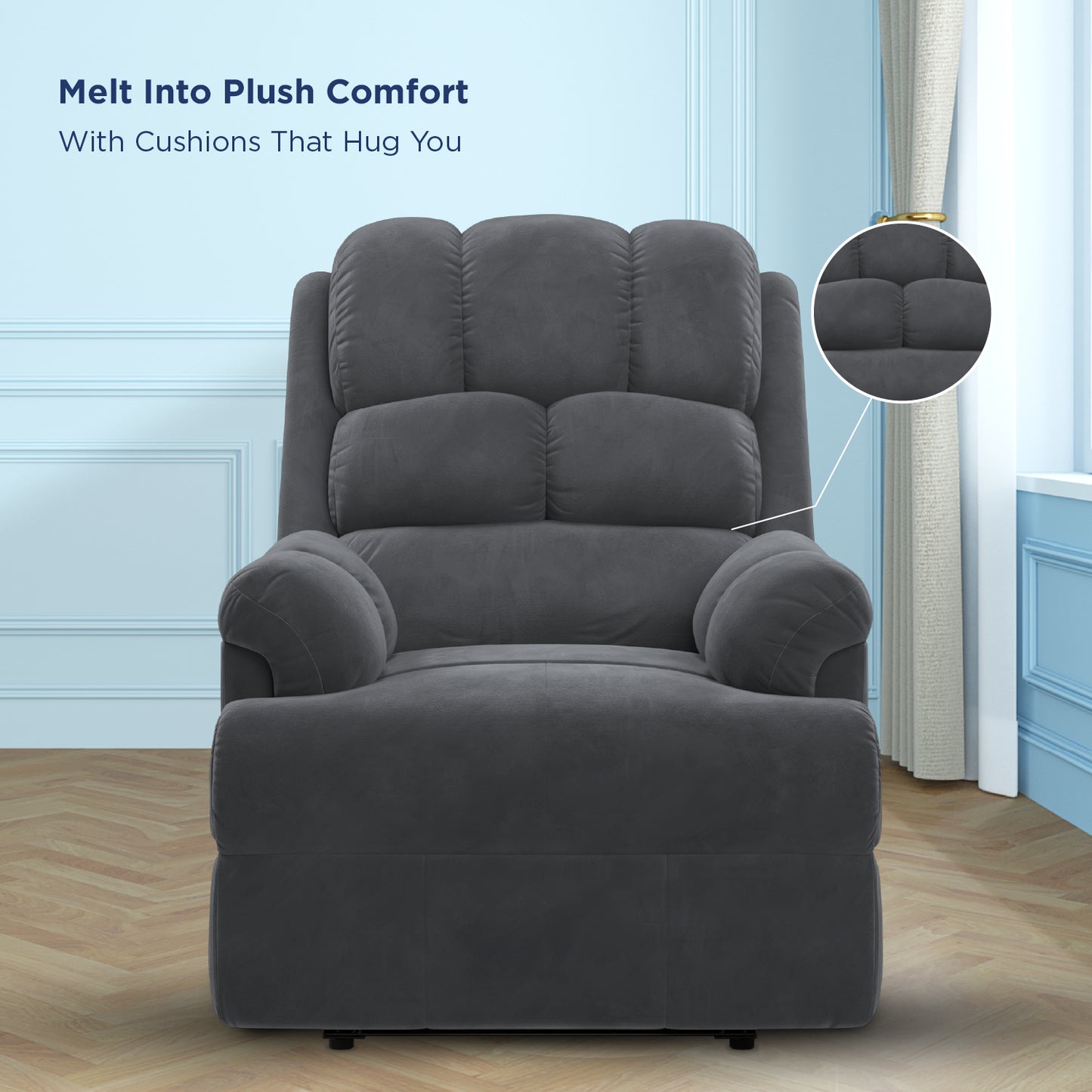 The Sleep Company Luxe Motorised Recliner Sofa