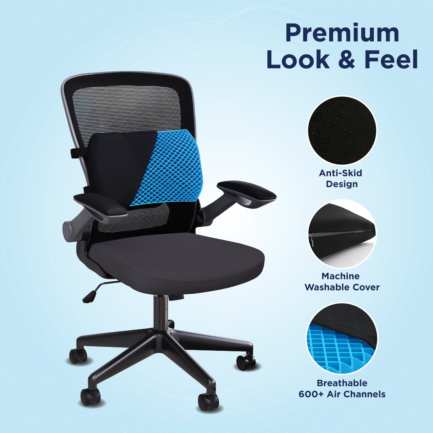 Buy Ergo Back Cushion for Office Car SmartGRID Support