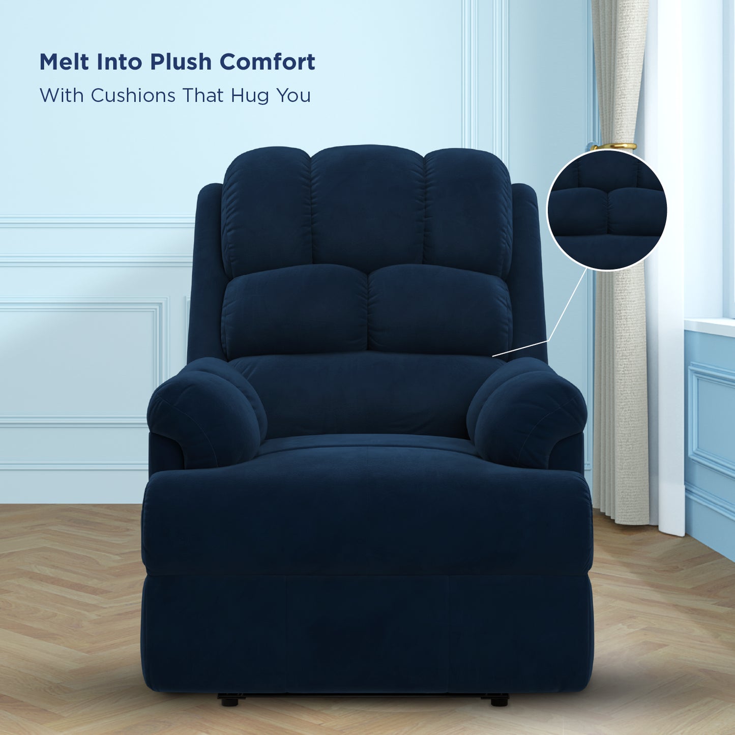 The Sleep Company Luxe Motorised Recliner Sofa