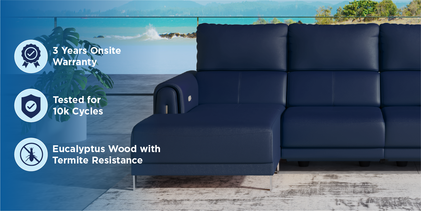 Valencia Recliner Sofa