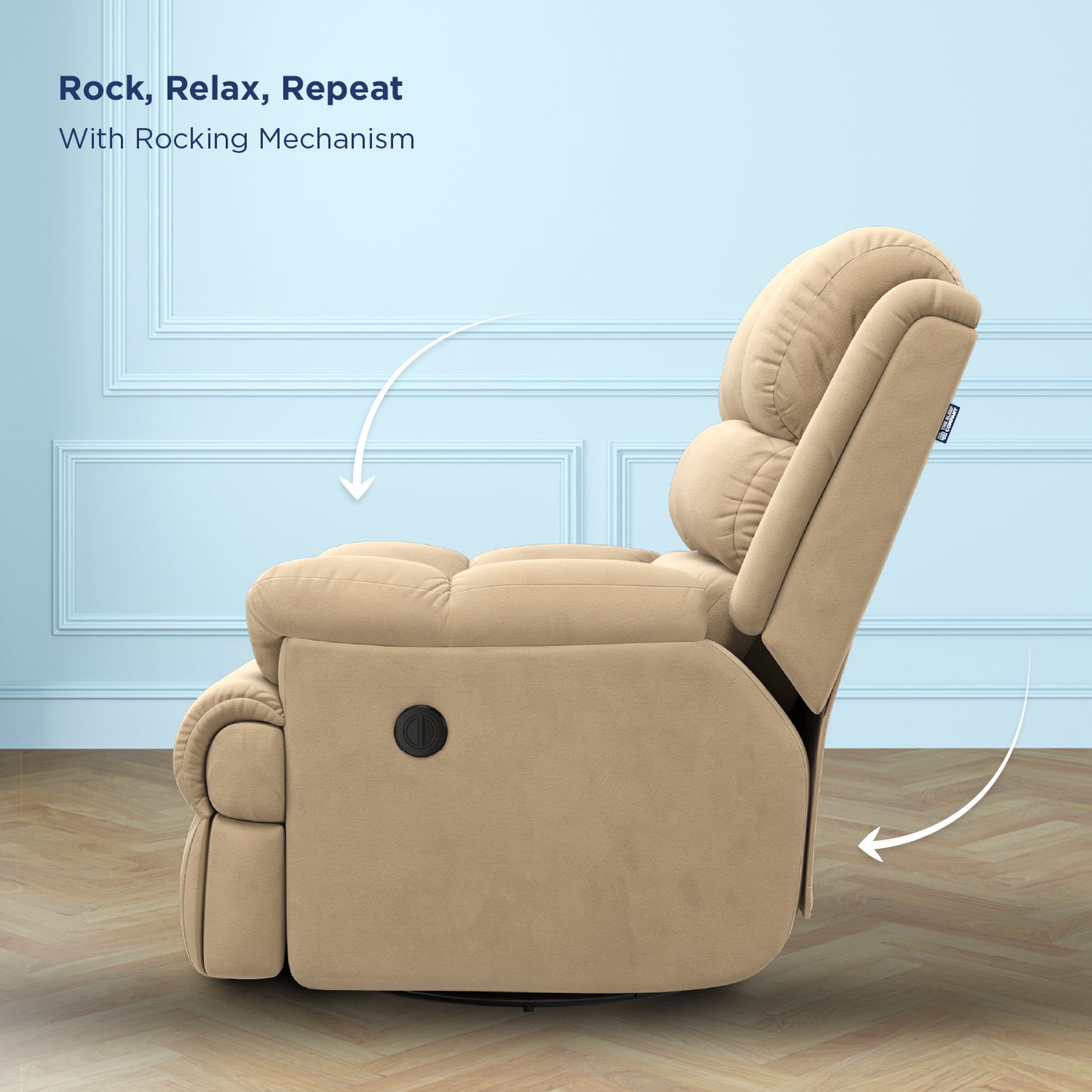 The Sleep Company Luxe Motorised Recliner Sofa