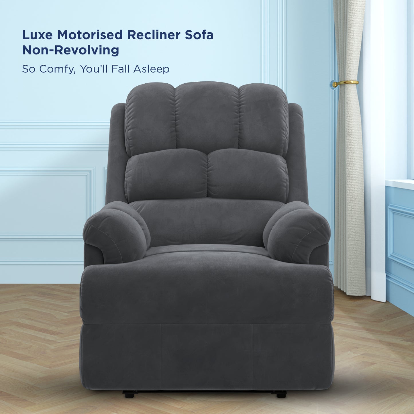 The Sleep Company Luxe Motorised Recliner Sofa