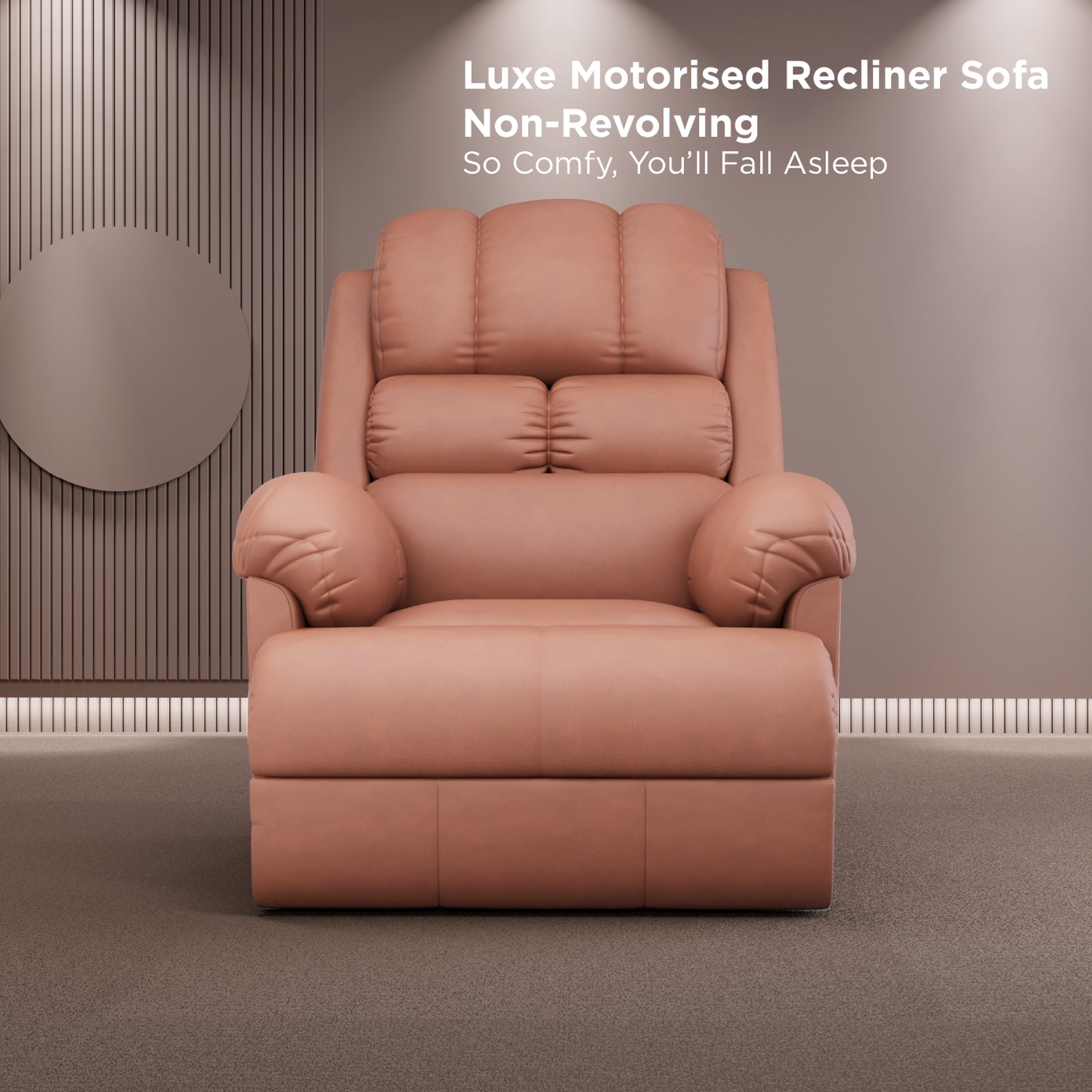 The Sleep Company Luxe Motorised Recliner Sofa