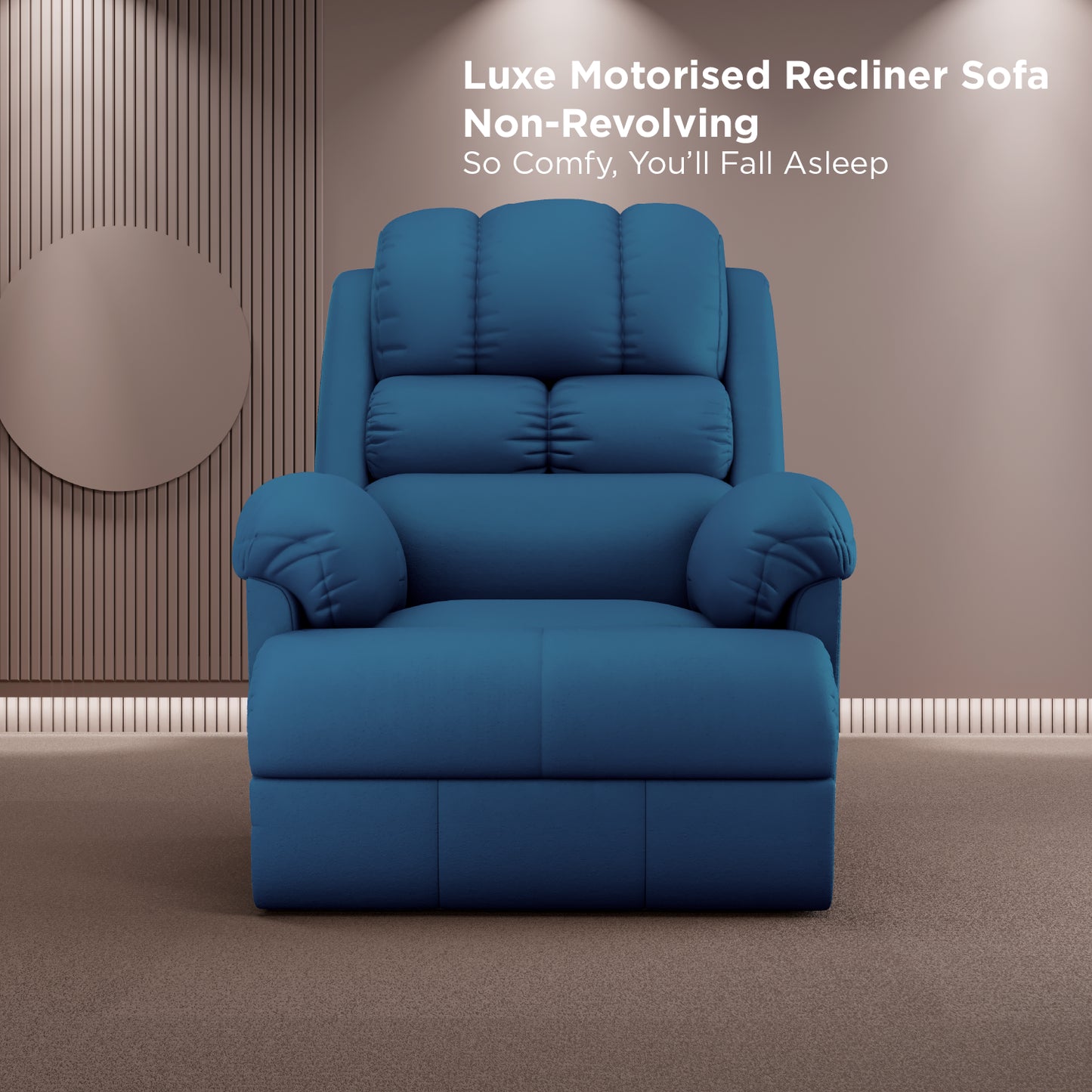 The Sleep Company Luxe Motorised Recliner Sofa