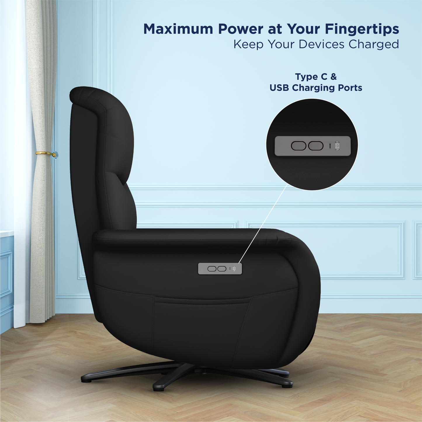 Luxe Nebula Recliner Sofa