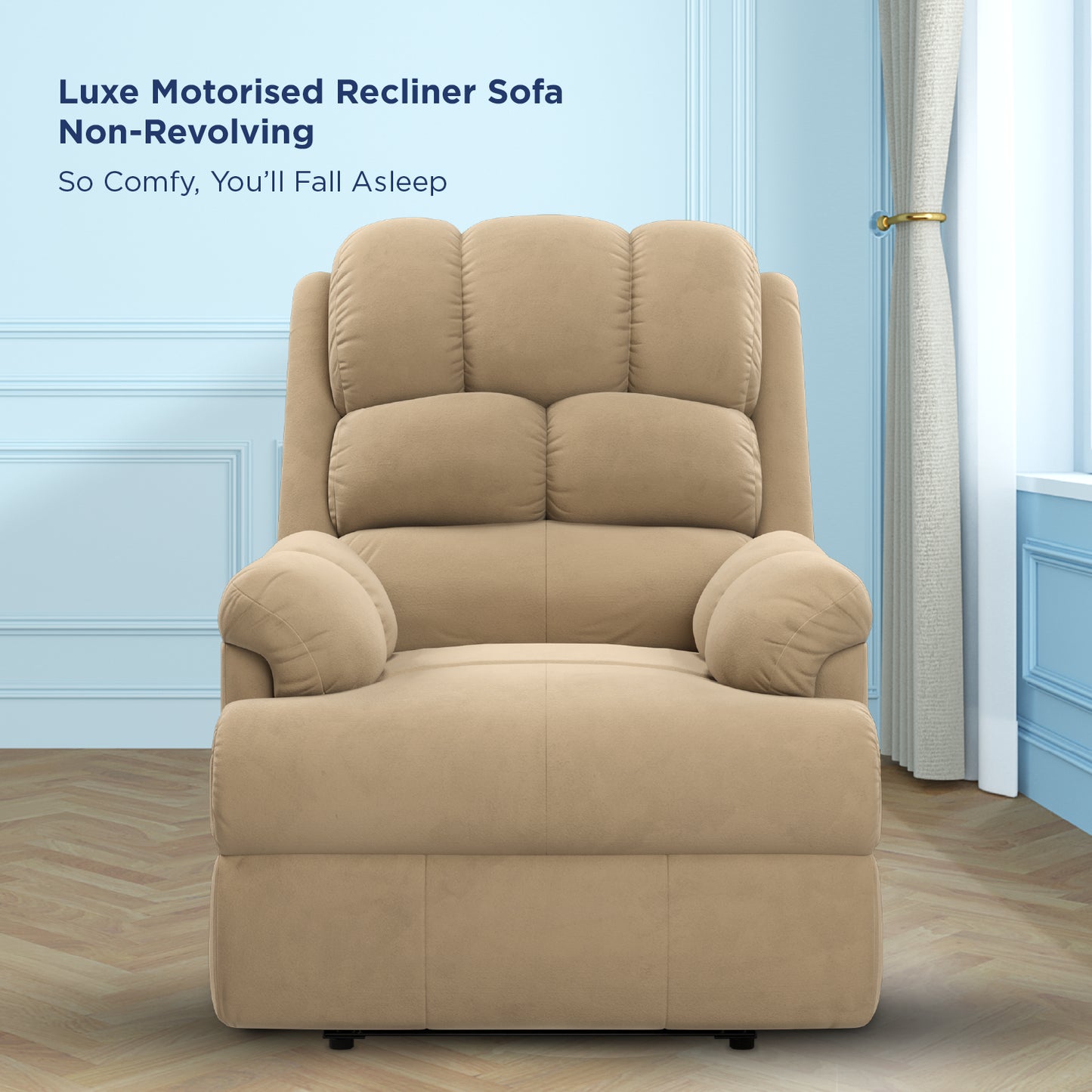The Sleep Company Luxe Motorised Recliner Sofa