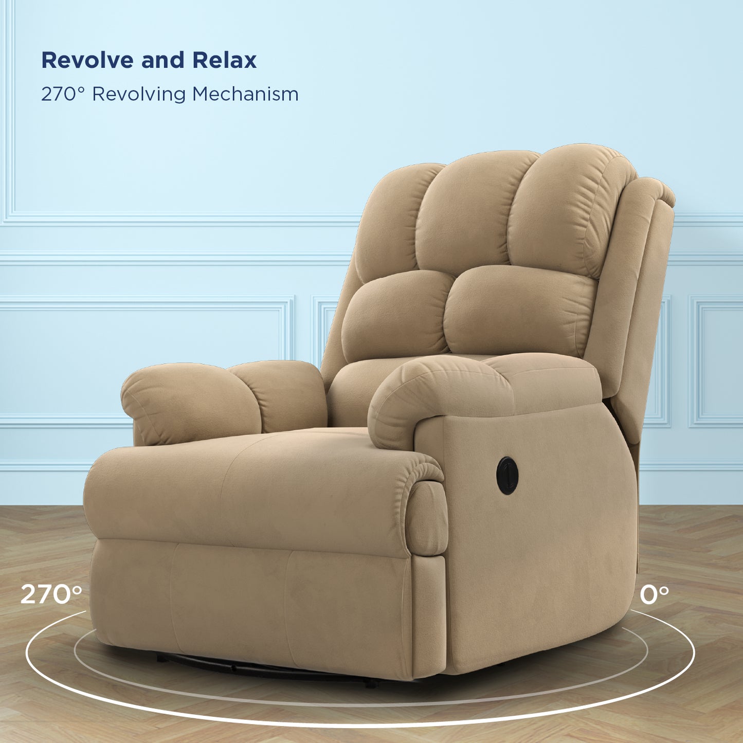 The Sleep Company Luxe Motorised Recliner Sofa