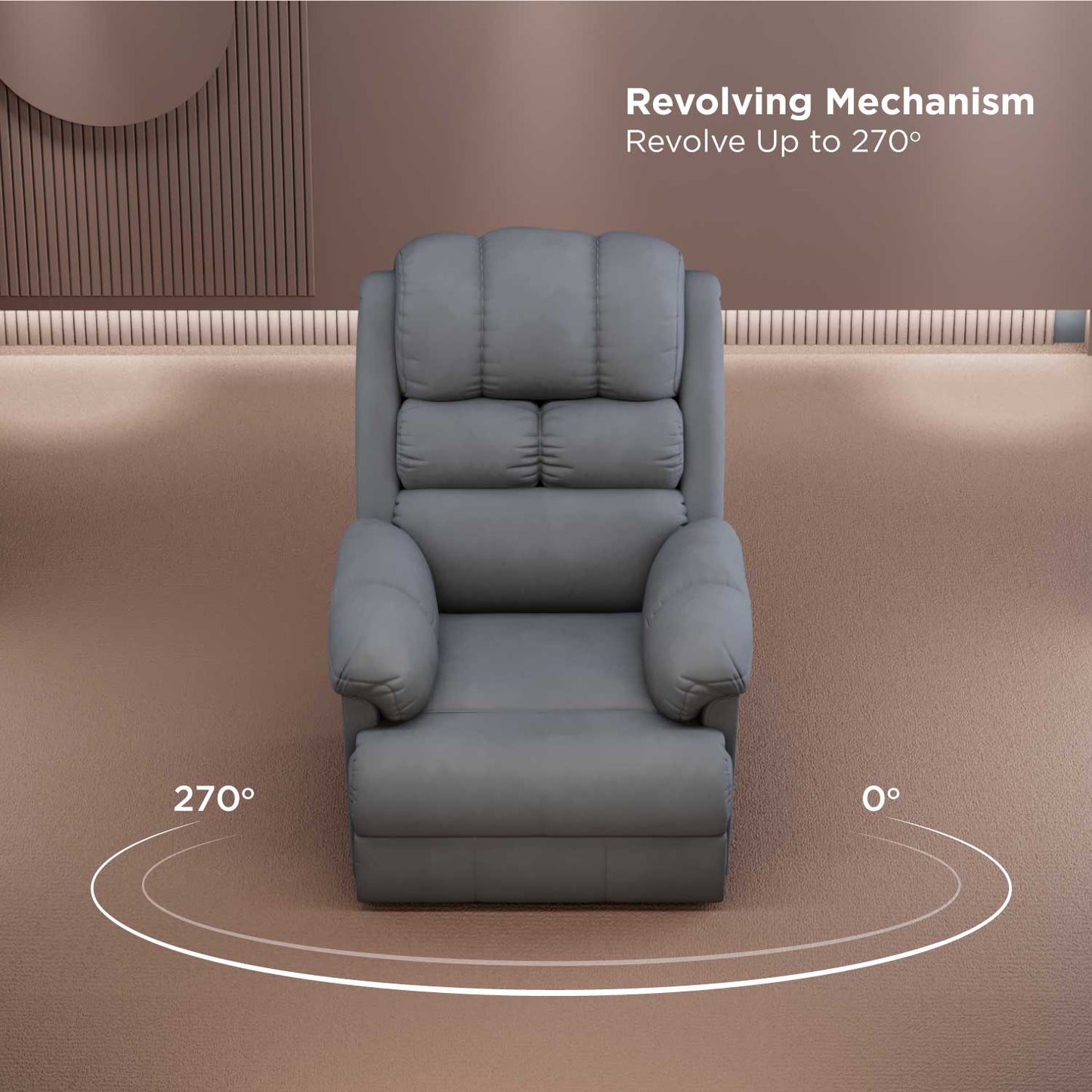 recliner sofa revolving mechanism