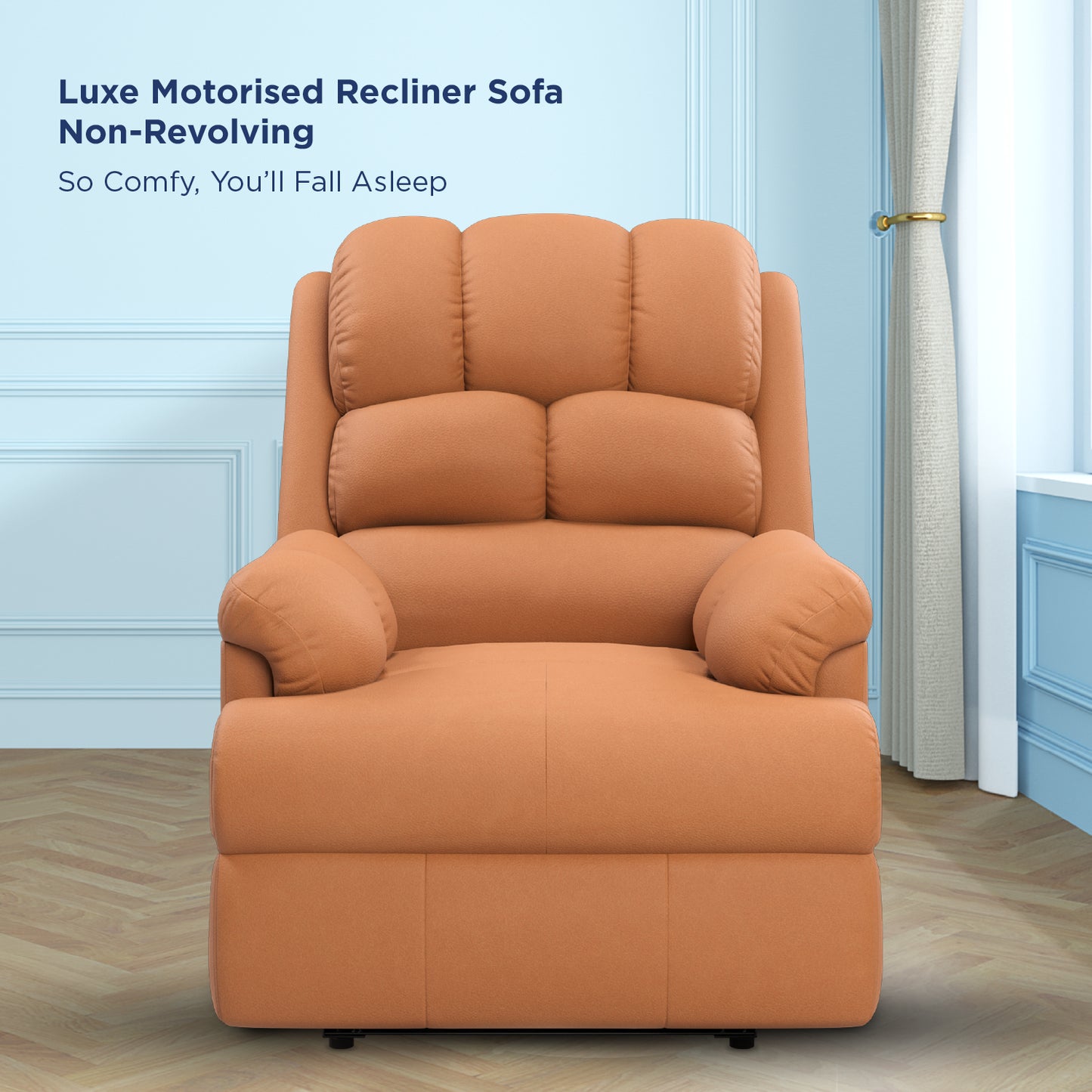 The Sleep Company Luxe Motorised Recliner Sofa