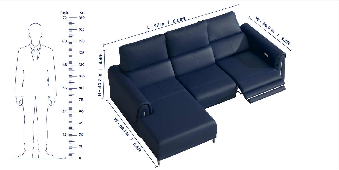 Valencia Recliner Sofa