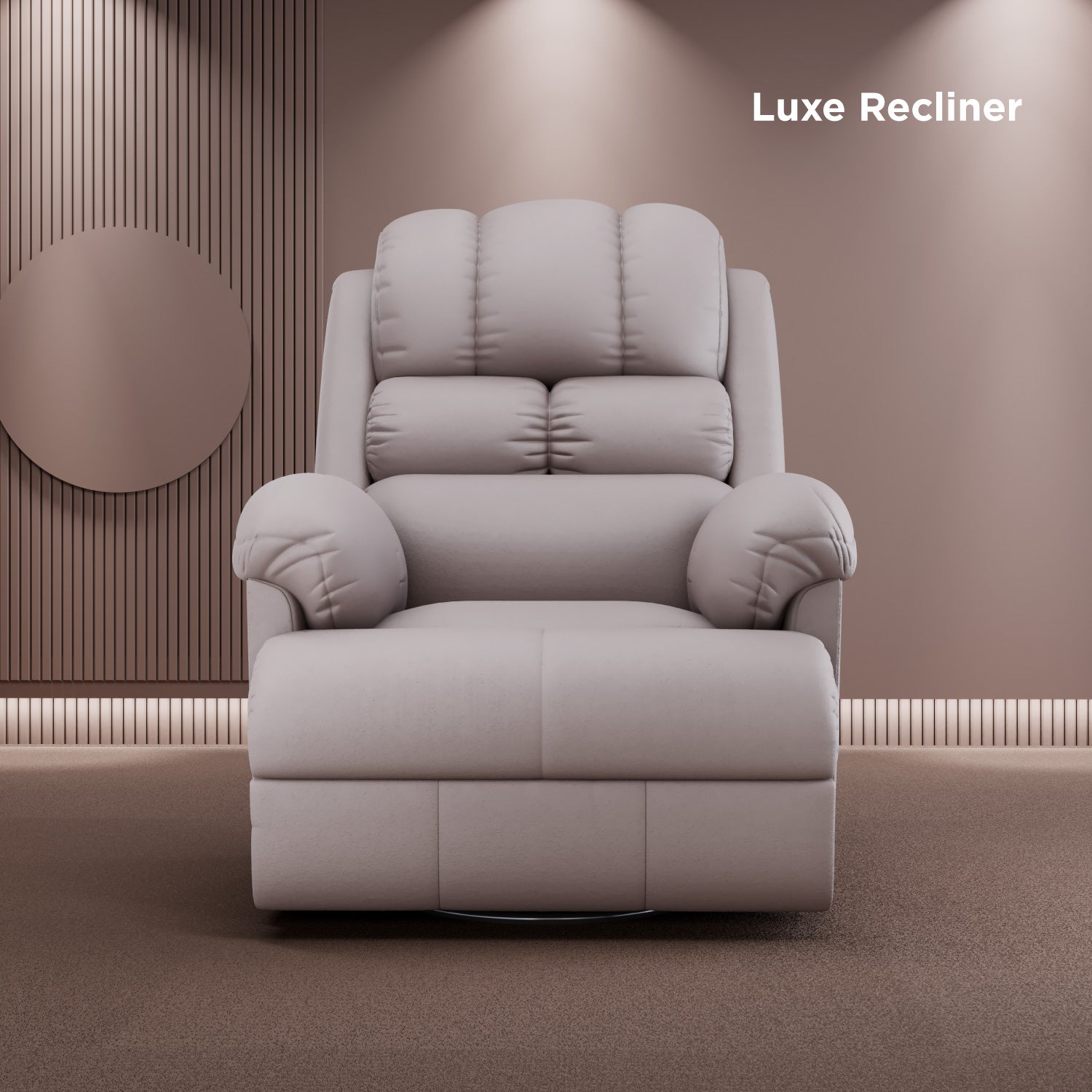 Oasis 3 piece discount recliner lounge suite