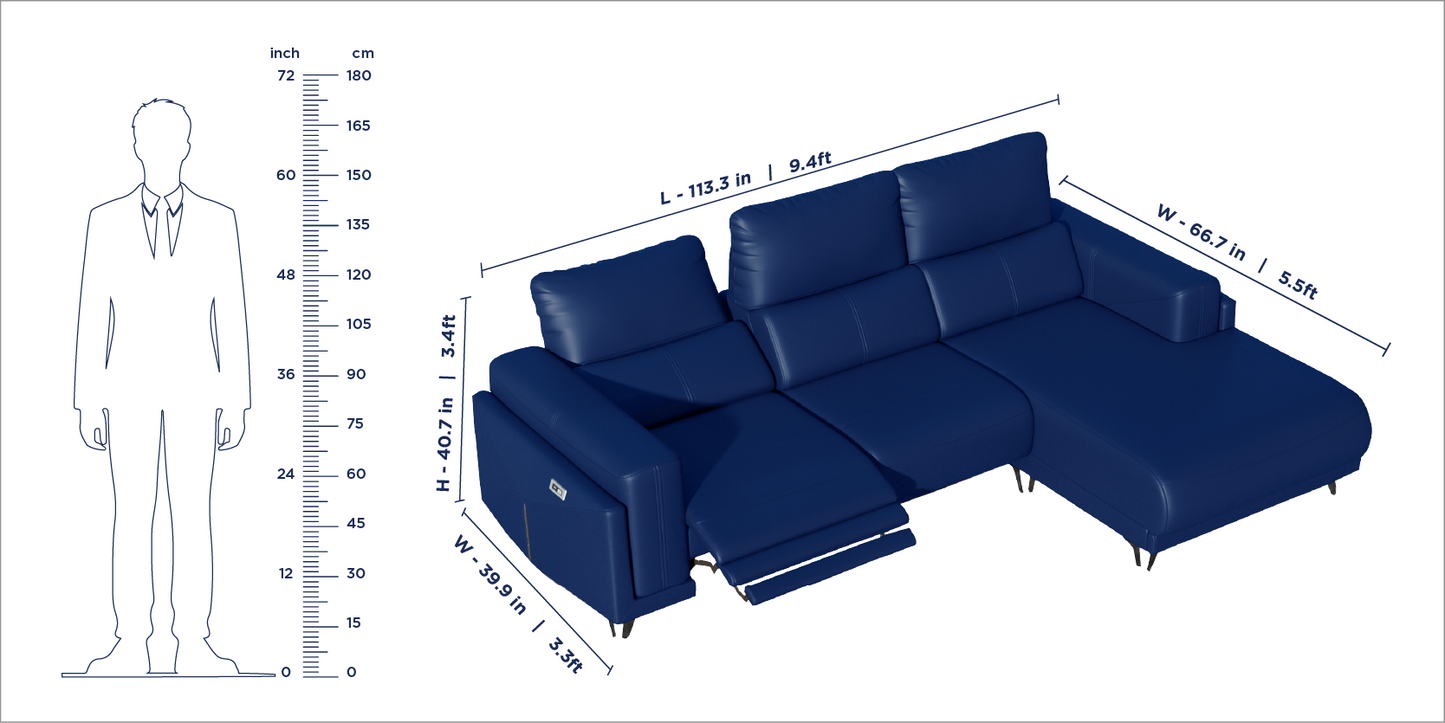 Emperia Recliner Sofa