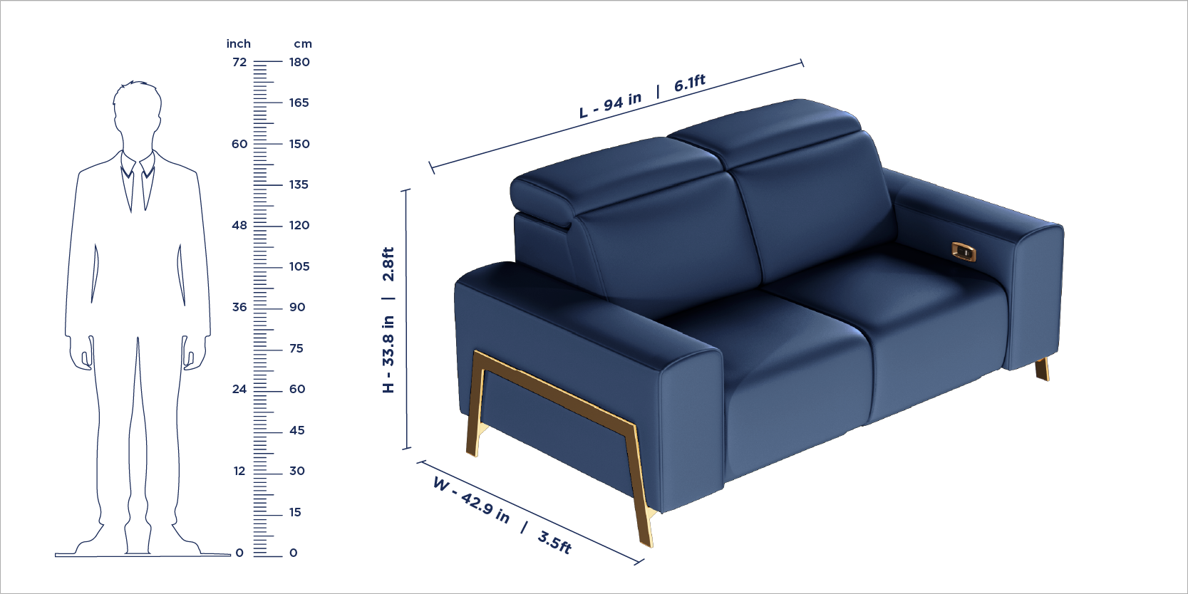 Seattle Recliner Sofa