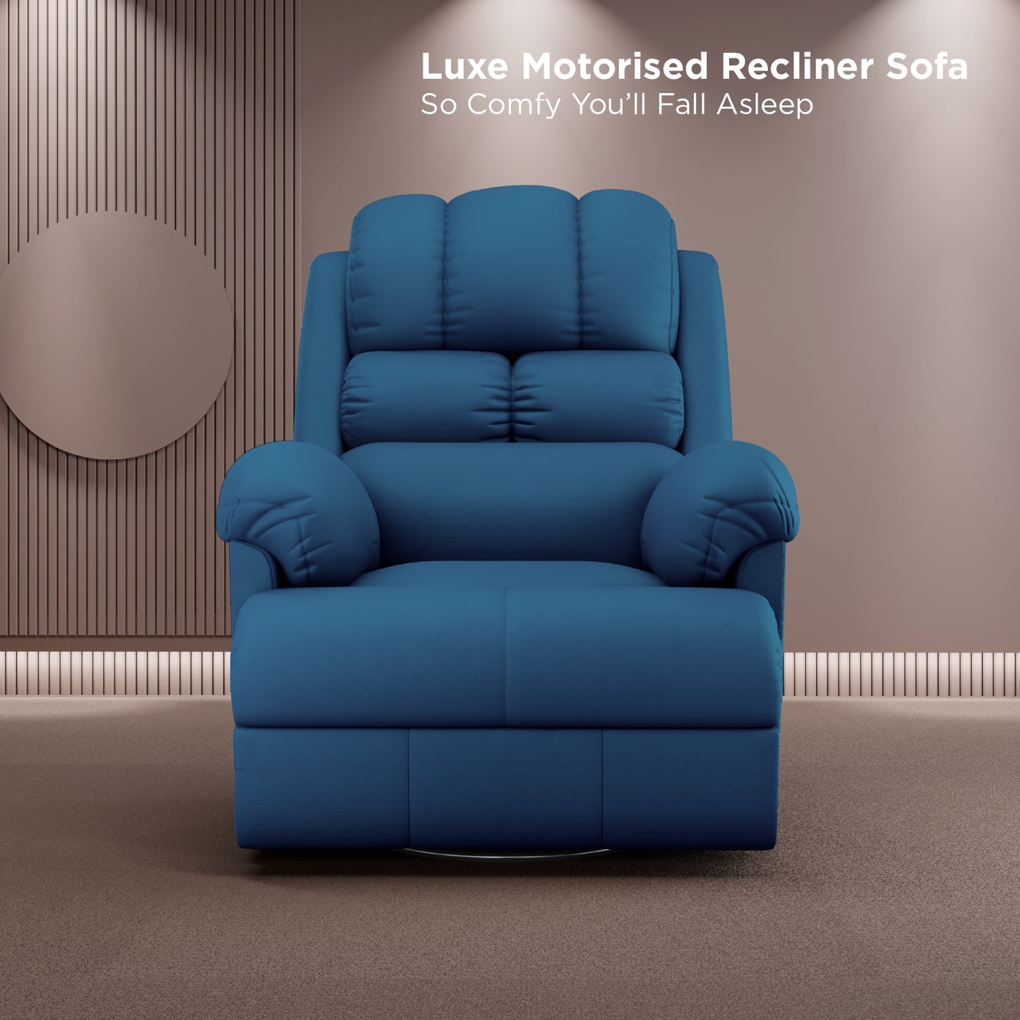 The Sleep Company Luxe Motorised Recliner Sofa