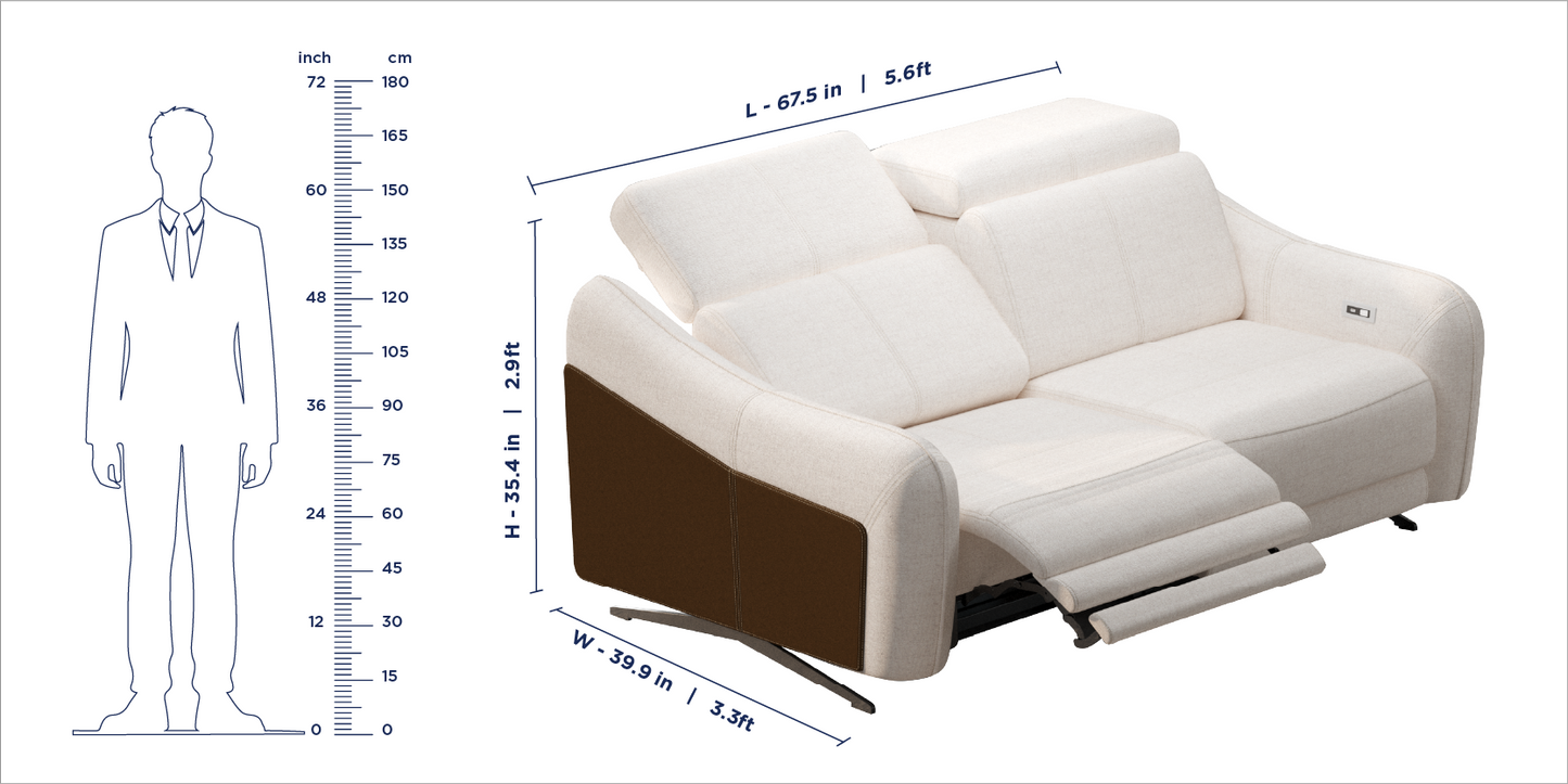 Emilio Recliner Sofa