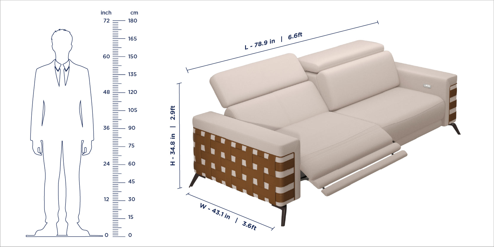 Manila Recliner Sofa