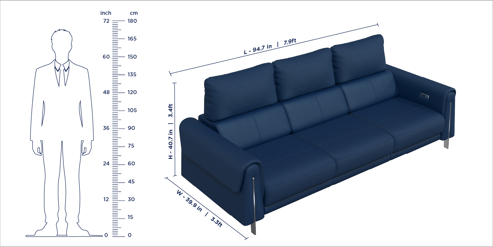 Valencia Recliner Sofa