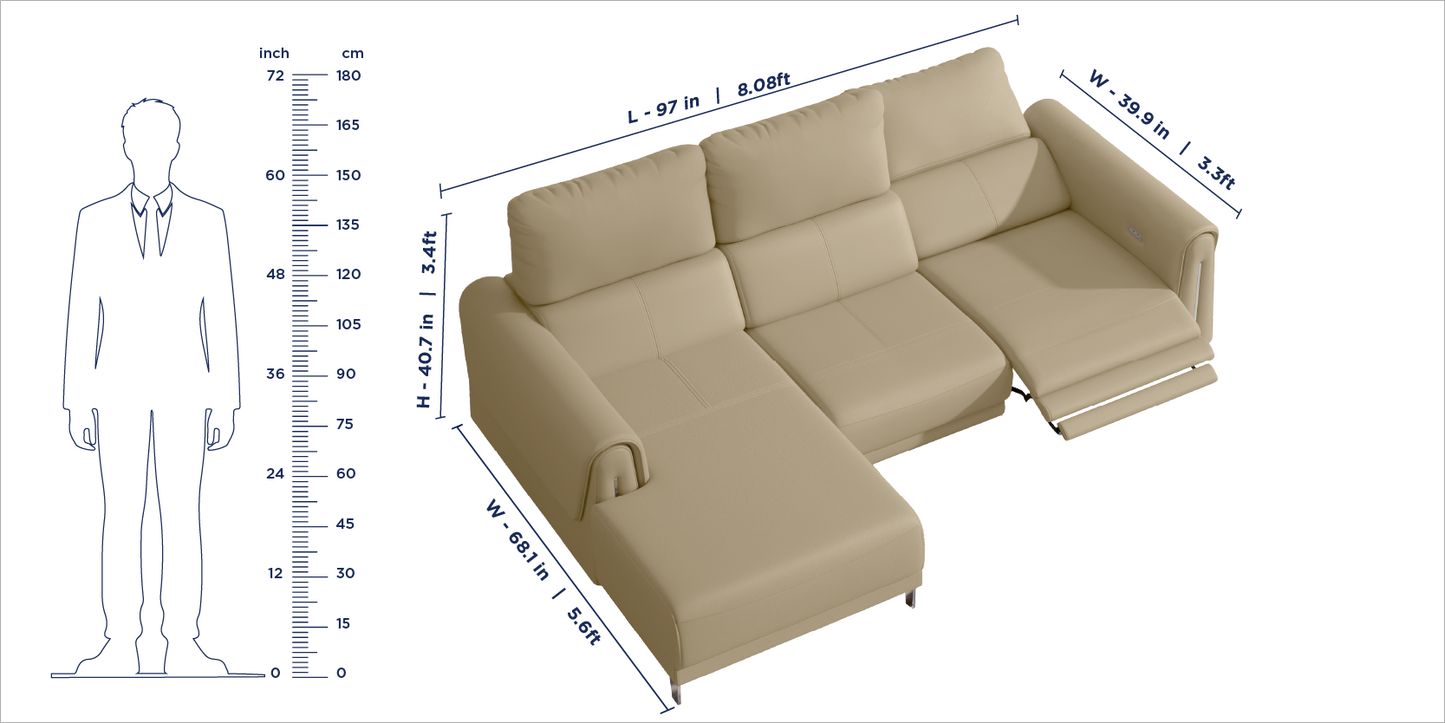 Valencia Recliner Sofa