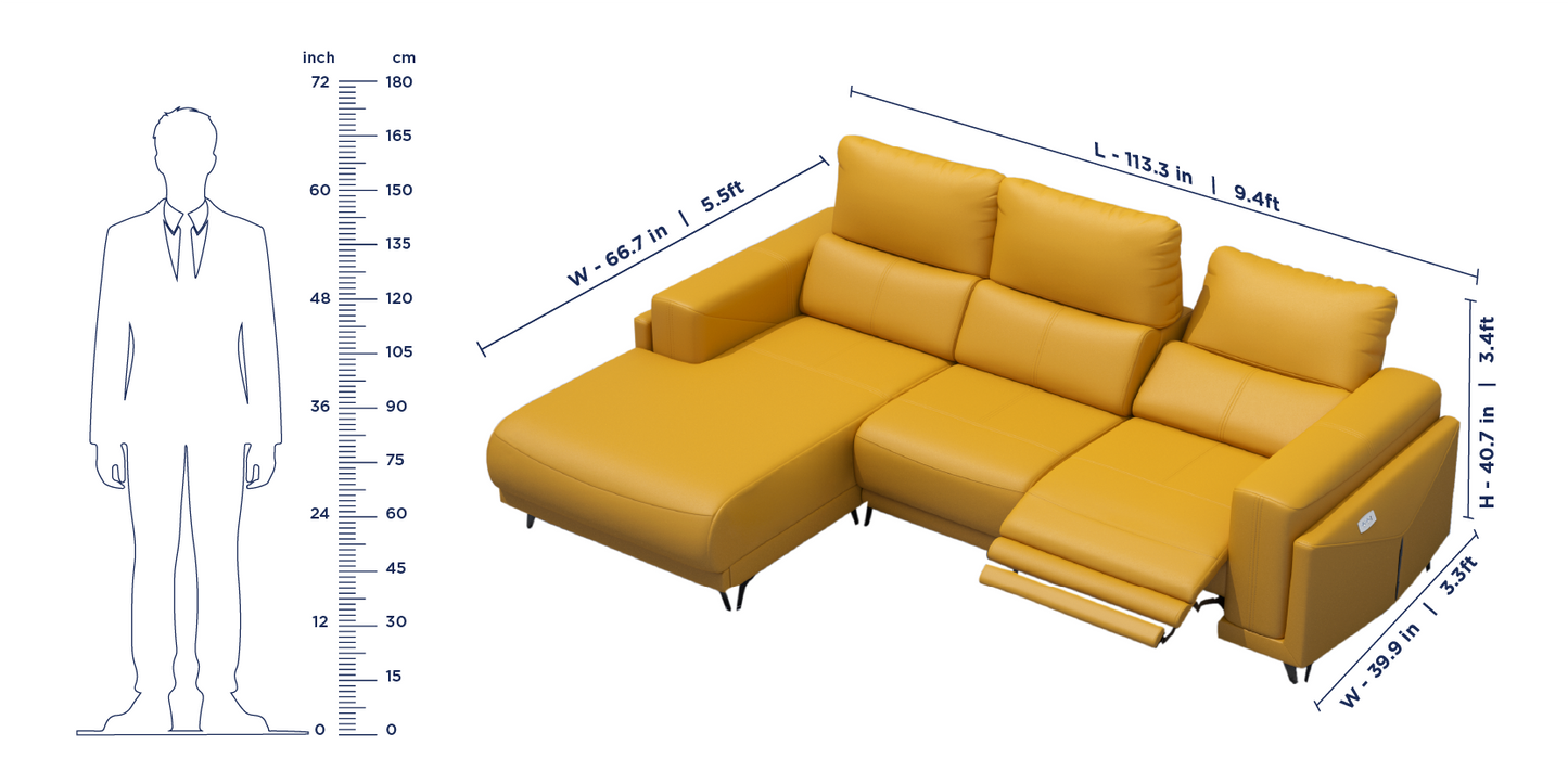 Emperia Recliner Sofa